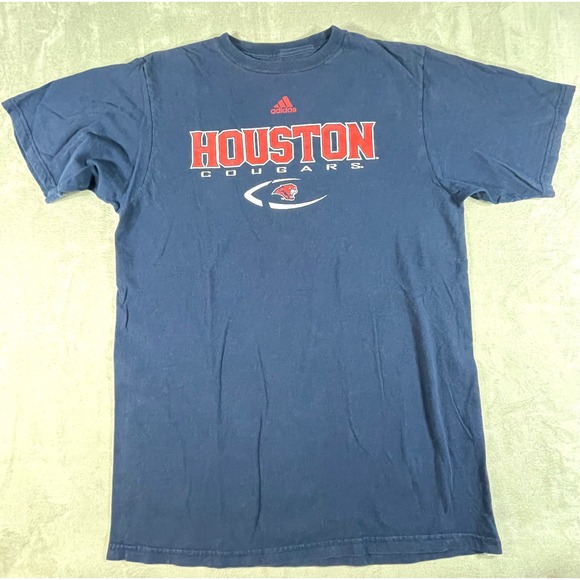 adidas Other - Adidas Houston Cougars T-Shirt Mens Medium Blue 2011 The Go-To Tee